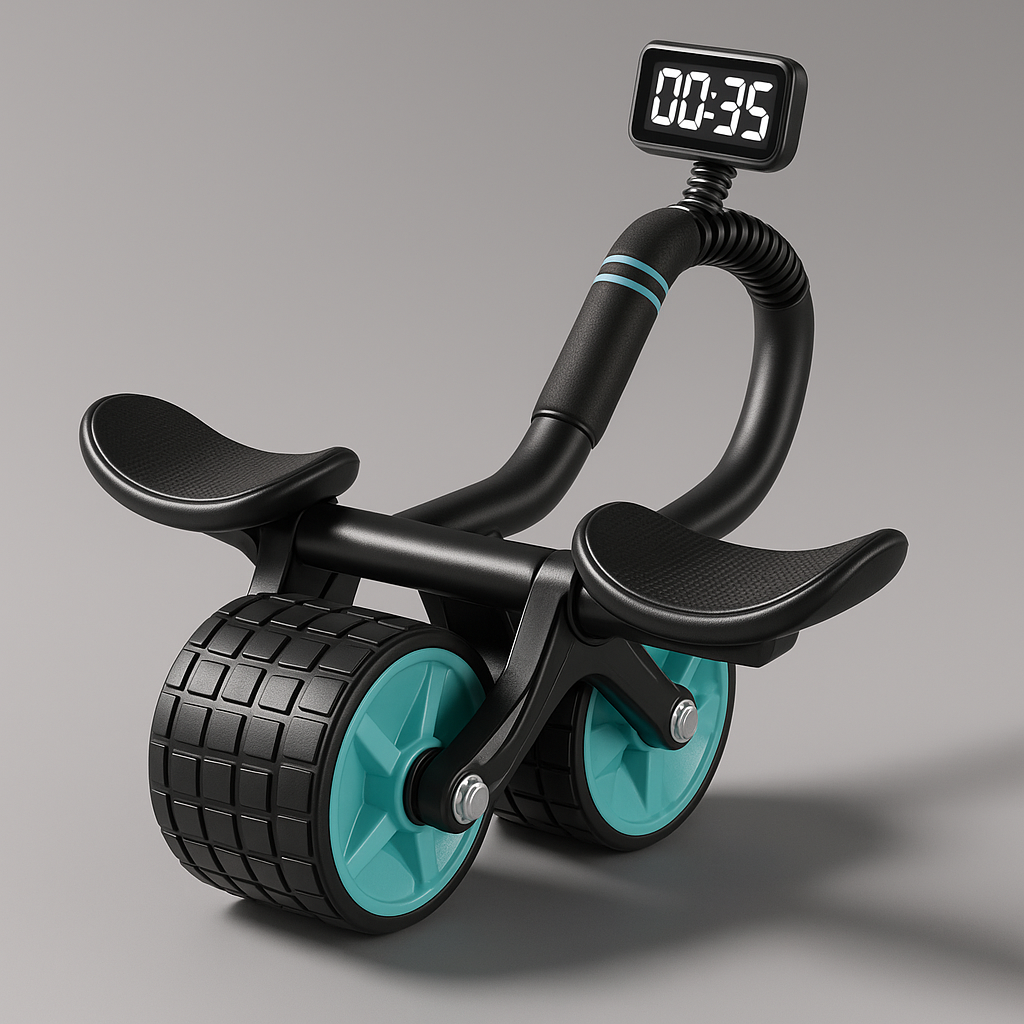 AB Roller Wheel Automatic Rebound Abdominal Muscle Training Push-up Abdominal Roll Elbow Flat Plate Home Fitness Exercise