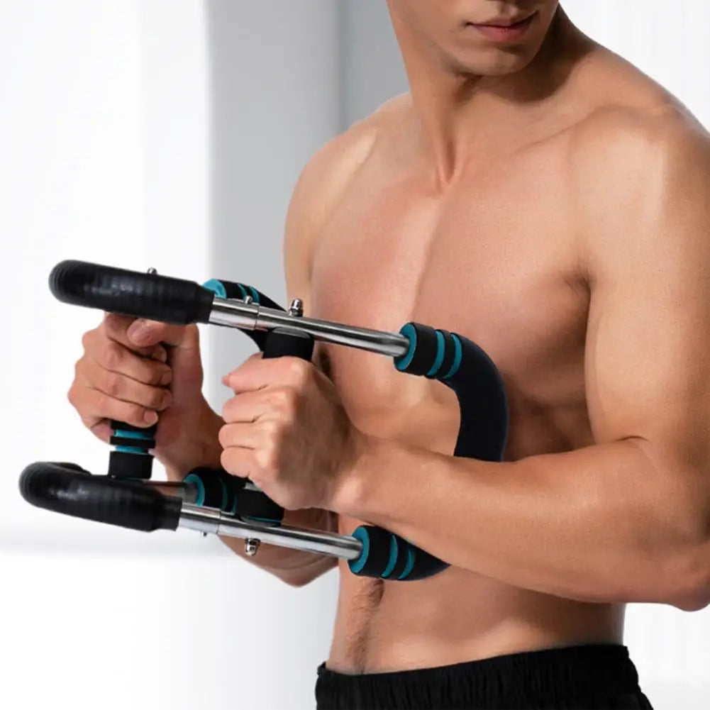 Adjustable Twister Arm Exerciser – Chest Expander & Forearm Trainer with Foam Handle | Portable Home Workout Equipment