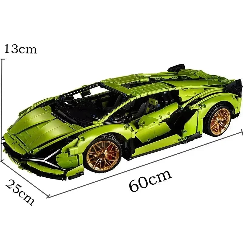 Lambo Sian 42115 Technical Car Model Building Kit for Adults Brick Construction Toy, Gift for Boys & Kids