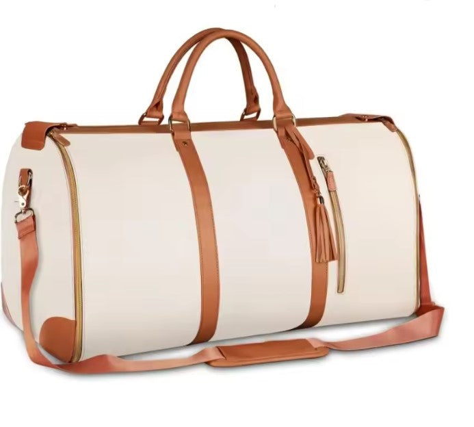 Carry On Duffel Bag for Travel Garment Suitcase for Dress Suit Convertible Rolling Weekender Flight Bag Garment Bags with Wheels